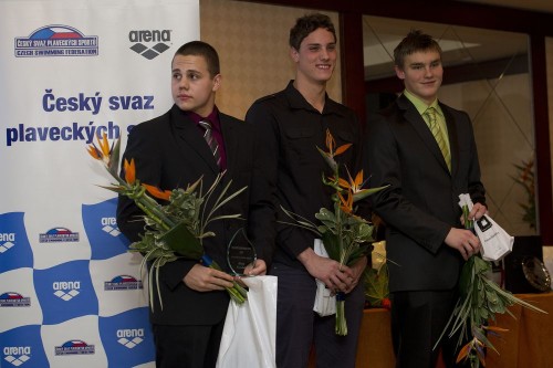 Nejlepší juniorští dálkoplavci 2013 - Matěj Kozubek, Ondřej Baumrt, Jakub Tobiáš pr2013_1