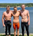 Úspěšní kvalifikanti na MEJ v Račicích v nejstarší kategorii - (zleva) Vojislav Štěrba, Martin Straka, Jakub Kačerovský